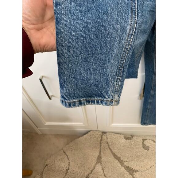 We The Free Jeans Women's High Waist Straight Leg Denim Jeans Blue Size 25 - Picture 4 of 9